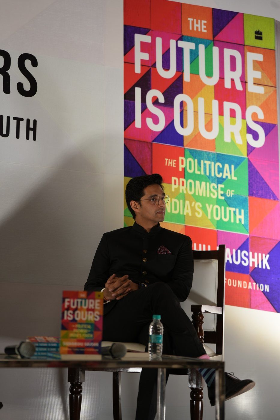 Sudhanshu Kaushik at the launch of The Future Is Ours